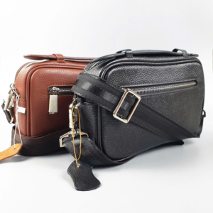 Ví nam cầm tay da bó