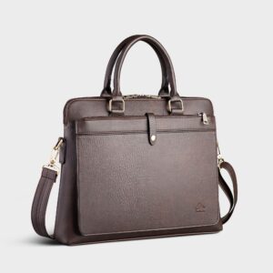 Cặp Công Sở Lata (Thời trang nam basic đựng laptop 13.3 inch - Cặp da CA37)